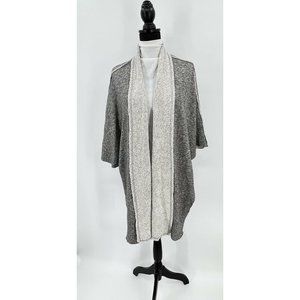 Eileen Fisher The Fisher Project Size M/L Gray Open Cardigan